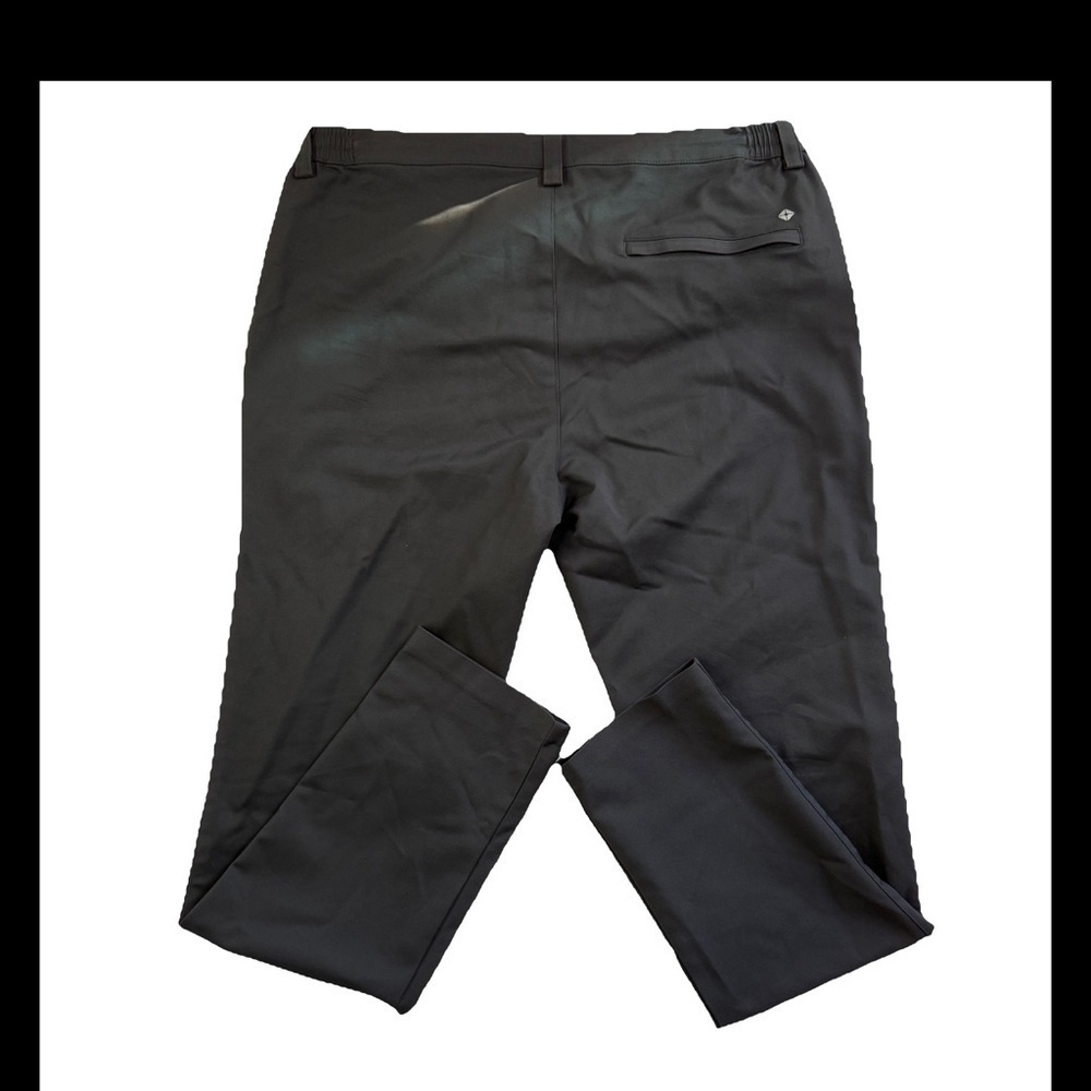 Thousand Miles Pants Men Black Chino Stretch Performance Golf Size Medium 38x32 - Picture 2 of 7